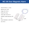 Door Window Sensors Alarm, 5pcs MC-38 Recessed Wired Door Window