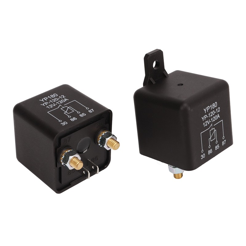 2 Sets 12V 120A Car Starter Relay 4 Pin High