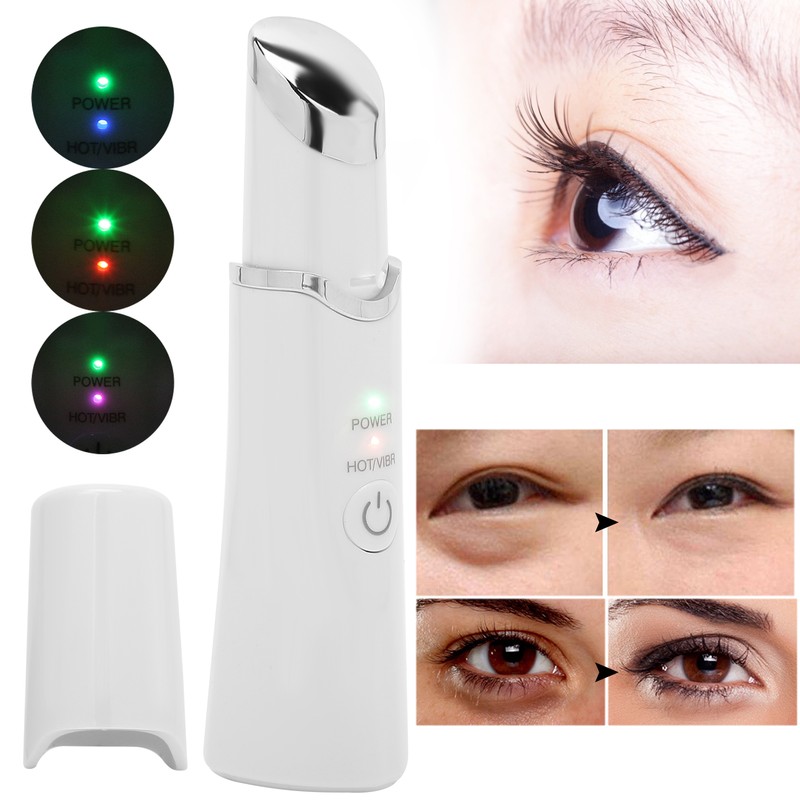 Eye Massager Dark Circles Removal Heating Vibration Eliminate Eye Bags