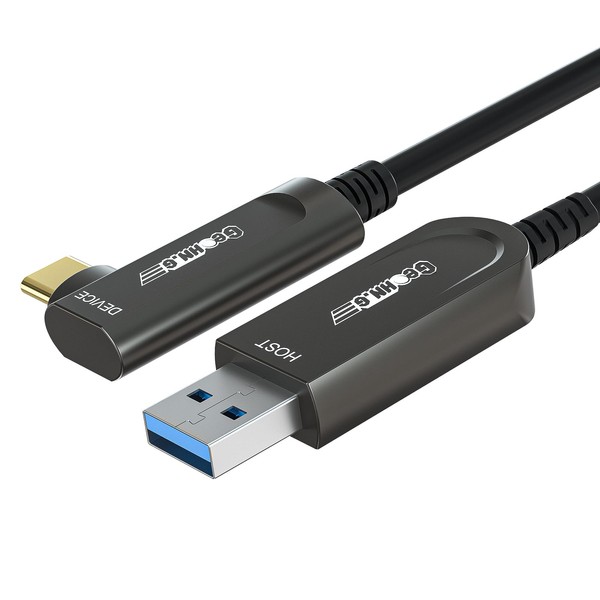 GeoHN.G USB A to USB C Fiber Optic Extension Cable