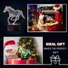 Deluisho Horse Illusion 3D Bedside Lamp, Horse Lamp, Night Lights