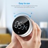 AMIR Digital Kitchen Timer, LED Visual Timer Accurate Digital Timer,