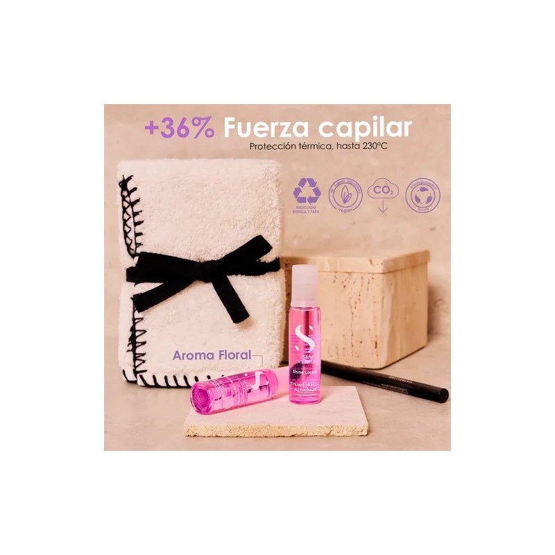 Ampolletas Alfaparf Semi Di Lino Shine Lotion Rosa 12x13ml