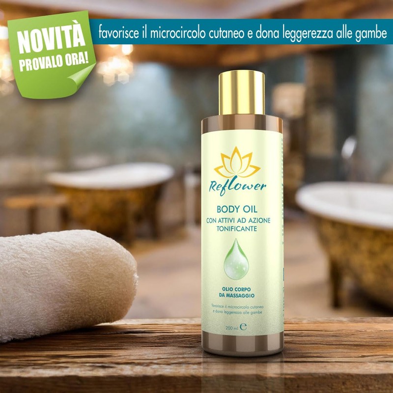Reflower Invigorating Body Oil 200ml