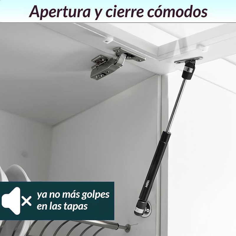 4 Piezas 100N Soporte de Elevaci?n de Puntales de Hidr?ulico