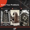 A-Premium 15PCS Engine Timing Chain Kit W/Sprocket & Tensioner &