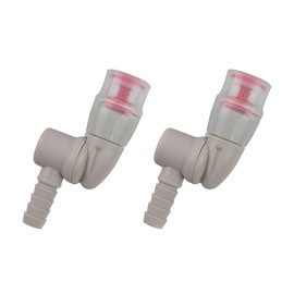 2 PCS Bite Valve,Leakproof Sport Water Bag Nozzle with ON-Off Switch & Cover for Most Hydration Pack Bladder