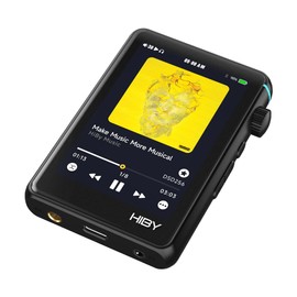 HiBy R3 II mp3 Player with Bluetooth 5.1 MQA DSD PCM Supports Tidal Qobuz Hi Res Audio 4.4mmBAL 2TB Extended Memory（2025 Version）