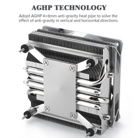 Thermalright AXP90-X47 Low Profile CPU Air Cooler, 47mm Height, TL-9015 Slin PWM Fan, AGHP Technology, For AMD AM4/AM5 Intel 1700/1150/1151/1155/1156/1200