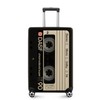ANNA QUEEN Retro Cassette Tape Luggage Cover, Vintage Music Design
