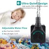 FREESEA Aquarium Submersible Fountain Pump: 30W 550GPH Adjustable Quiet Water