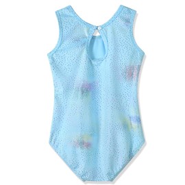 HOZIY Maillot de gimnasia para niñas de 9 a 10 años, 8 a 10 años, trajes de cielo azul claro