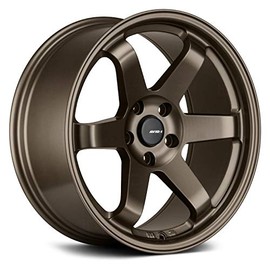 AVID.1 AV-06 Matte Bronze 18x8.5 Custom Wheel – Fits 5x100 Bolt Pattern with +35 Offset – Lightweight Performance Alloy Wheel – Aggressive Street Style & Track-Ready Car Accessories