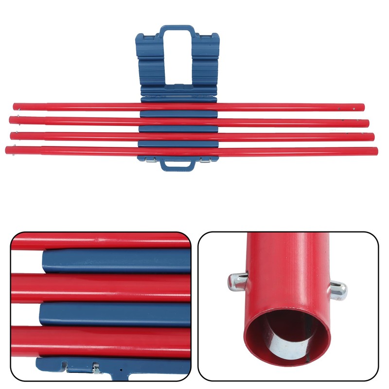 waltyotur Red 48 x 8 Concrete Bull Float with 4