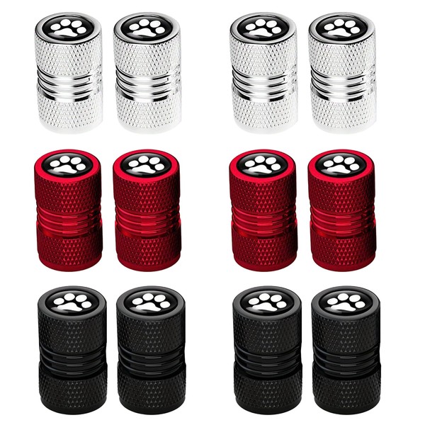 Pack of 12 Car Valve Caps, Car Valve Caps, Tyre