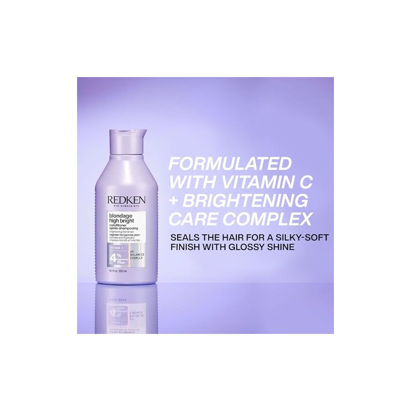 Redken DUO Blondage High Bright Shampoo 300ml and Conditioner 300ml