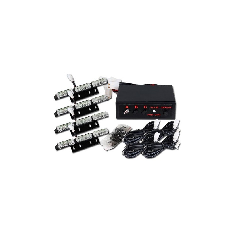 Q1-TECH, 36X LED Emergency Warning Strobe Lights Bar - Premium