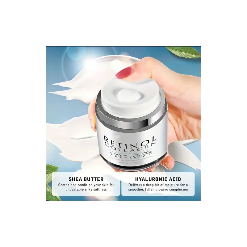 2pcs Retinol Crema Antiarrugas Reafirmante Con Colágeno 50g