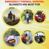 RAYWER (4 Pack Emergency Thermal Survival Blankets, Mylar Blankets for