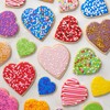 DECOPAC Valentine's Day Quins, 18oz, Fancy Sprinkles In Heart Shapes,