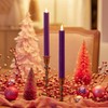 Luminara - Flameless Battery Operated Taper Candle - Purple -