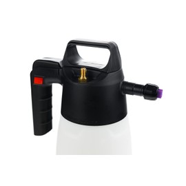 Goizper Group iK Sprayers - Foam Pro 2+ (Plus) Sprayer - Pump Spray Foamer with Schrader Valve - Professional Car Wash & Detailing, Dry/Wet Foam, Pressure Release Safety Valve, PVC Hoses (1.25 Liters)