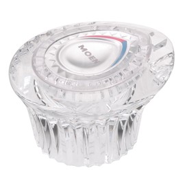 Moen 98039 Chateau Acrylic Knob Handle Replacement Kit for Single-Handle Tub/Shower, Clear