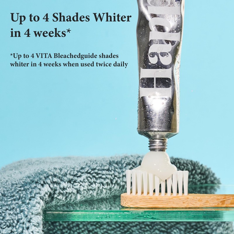 Happier Fresh Mint Toothpaste I Natural Whitening Toothpaste with Hydroxyapatite