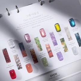 Divock Divok That Summer 3 Syrup Reflective Glitter Magnetic Gel DS81 Pomegranate + 30 parts / 디보크 그해여름3 시럽 반사 글리터 자석젤 DS81 석류+파츠 30개