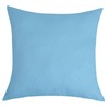TangDepot Cotton Solid Throw Pillow Covers, 18" x 18" ,
