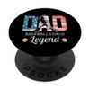 Dad Baseball Coach Legend Father's Day Gift Design