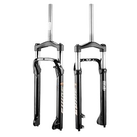 Criblor 26x4.0 inch MTB Suspension Fork,Mountain Bike Snow Fork Fat Bicycle Fork Mechanical Forks Locking Suspension Forks Aluminum Alloy Fit 4.0" Tire Spread 135mm Bicycle Fat Suspension Fork