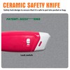 XW Ceramic Safety Box Cutter, Handy Pocket Knife, Mini Magnetic