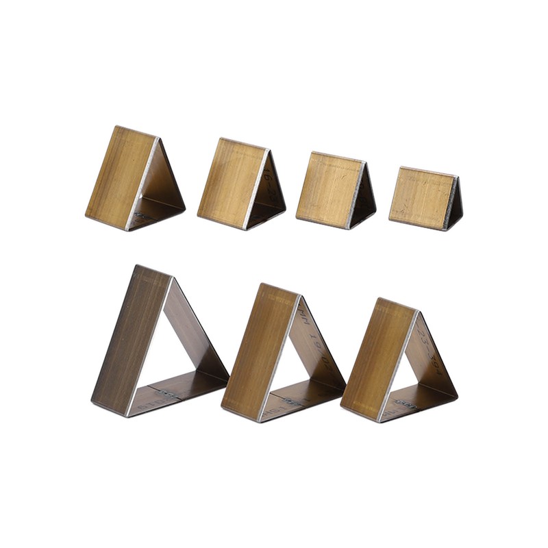 7Pcs Leather Die Cutter Hollow Punching Mold Triangular Different Sizes