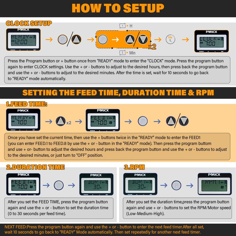 Deer Feeder Digital Timer, 6V/12V Digital Timer for Deer Feeder