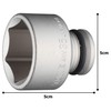 Tone Impact Socket 4NV-35 1/2 inch (12.7 mm) Drive Angle