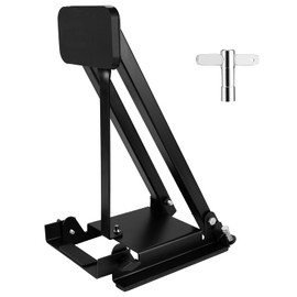 TENTOTEN Bass Drum Practice Pads, Folding Bass Pedal Practice Pad for Training - Real Feel High Density Rubber Rebound