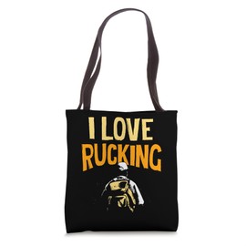 I Love Rucking Workout Backpack Rucksack Ruck Rucking Tote Bag
