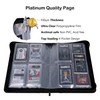 Rayvol SGC-Sized Slab Binder, 4 Pockets Top Loading Card Binder