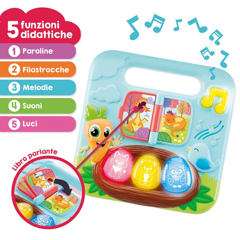 Lisciani Giochi - Carotina Baby Mini tavolino educativo Il Bosco,