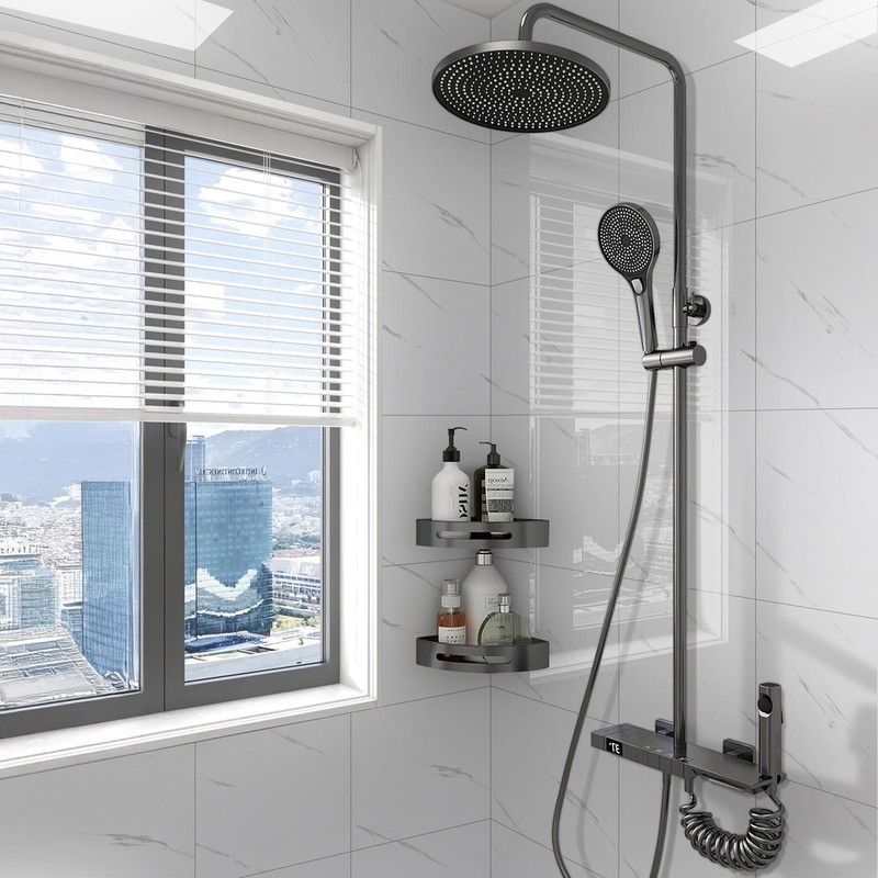WAPANE Peel and Stick Tile Shower Waterproof Marble Tiles Wall