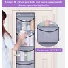 MISSLO 2 Pack Over the Door Storage Hanging Organiser with