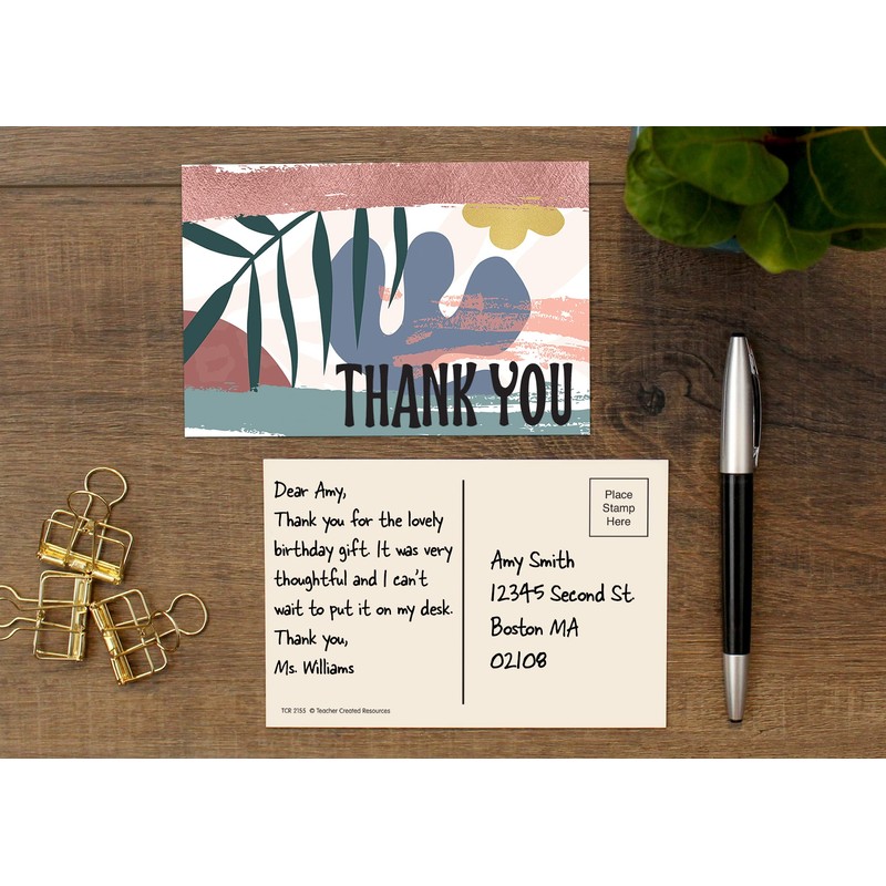 Teacher Created Resources Wonderfully Wild Thank You Postcards