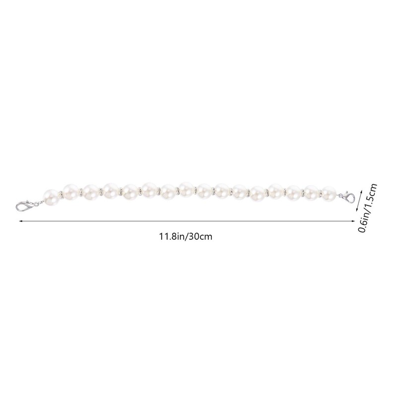 WINOMO Pearl Strap, Bag Handle, Handle, Replacement Chain Strap, Pearl