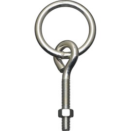 Stanley National Hardware 2061BC 3/8" x 3-3/4" Zinc Plated Hitch Ring w/Bolt
