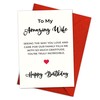 Podagree Wife Birthday Card – To My Amazing Wife Heartfelt