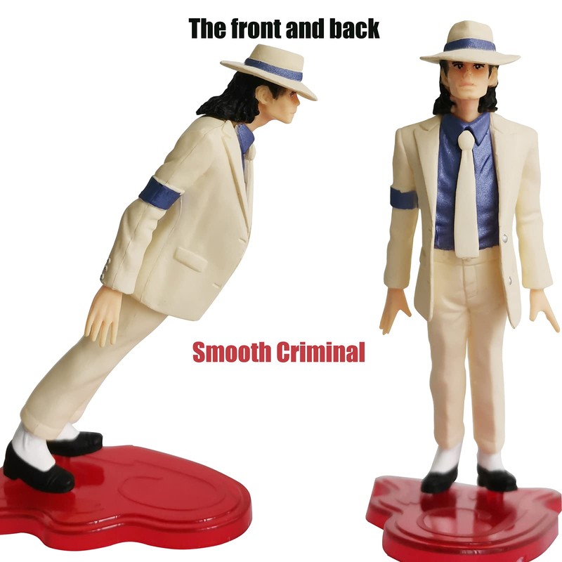 BOMJJOR 5 Pack Michael Jacksn Action Figure Rock King Classic