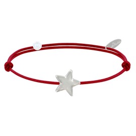 LES POULETTES BIJOUX - Sterling Silver 925 Bracelet Link Star - Classics, Textile, Without Stone