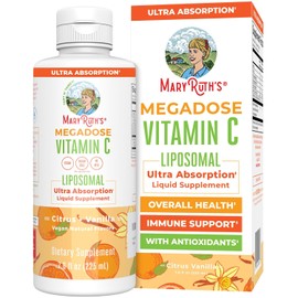 Liposomal líquido de vitamina C para mujeres y hombres, 500 mg de vitamina C líquida, sin azúcar, vitamina para apoyo inmunológico y salud general, vegano, sin OMG, sin gluten, 7.6 onzas líquidas