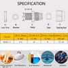 Raculety Junction Box IP65 Waterproof ABS Plastic Electrical Project Case